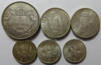 Franz Josef I. (ca. 48 Stk., davon ca. 27 AR) - Münzen und Medaillen