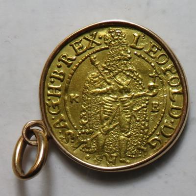 Leopold I. 1657-1705 GOLD - Mince a medaile