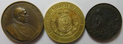 Mähren (3 Stk. AE Medaillen) - Monete e medaglie