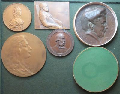 Medaillen und Plaketten Österreich (ca. 13 Stk., davon 3 AR) - Münzen und Medaillen