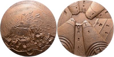 Normandie, "Mont Saint Michel" von Therese Dufresne (1937-2010) - Coins and medals