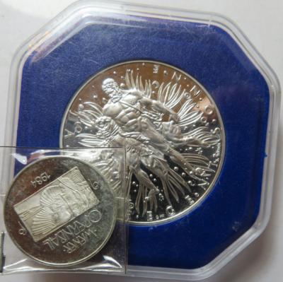 Österreich 1./2. Republik (ca. 37 Stk., davon ca. 34 AR) - Münzen und Medaillen