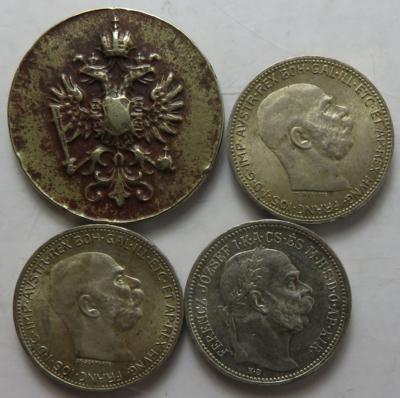 Österreich / International (ca. 29 Stk., davon ca. 28 AR) - Münzen und Medaillen