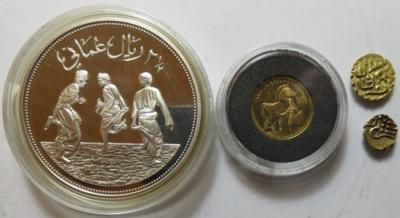 Orientalisch/Islamische Welt (3 GOLD+ 5 AR+ 6 AE/MET) - Coins and medals