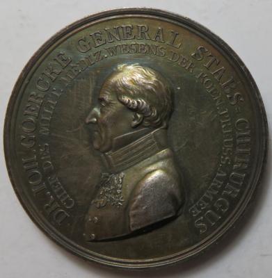Preussischer General-StabsChirurg Dr. Johann Goercke, auf das 50- jährige Dienstjubiläum - Münzen und Medaillen