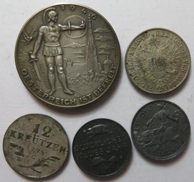 RDR / Österreich (ca. 104 Stk., davon 6 AR) - Mince a medaile
