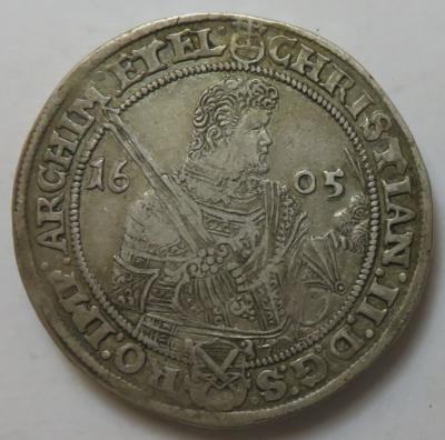 Sachsen A. L., Christian II. mit Johann Georg und August 1601-1611 - Monete e medaglie