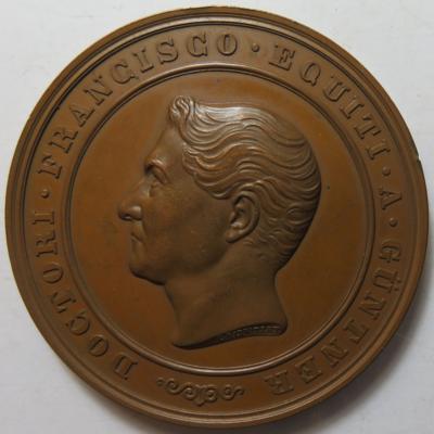 Wien, auf den kaiserlichen Leibarzt Franz Ritter von Güntner - Münzen und Medaillen