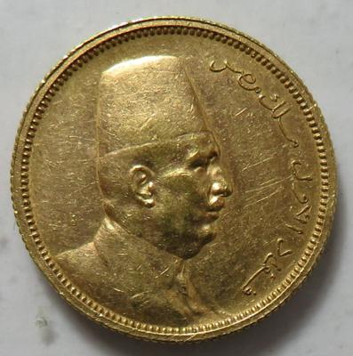 Ägypten, Fuad I. 1917-1936 GOLD - Münzen und Medaillen