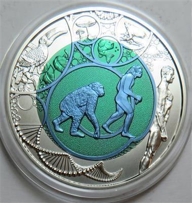 Bimetall Niobmünze Evolution - Mince a medaile