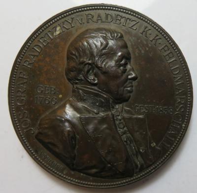 FM Graf Radetzky von Radetz 1766-1858 - Münzen und Medaillen