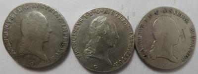 Franz I. (3 Stk. AR) - Monete e medaglie