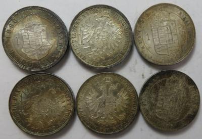 Franz Josef I (ca. 35 Stk. AR) - Münzen und Medaillen
