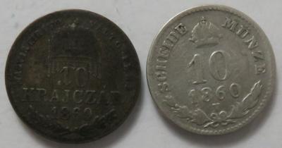 Franz Josef I. (ca. 78 Stk., davon 9 AR/BIL) - Monete e medaglie