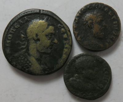 Macrinus und Diadumenianus (3Stk. AE) - Coins and medals