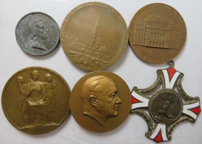 Medaillen Österreich / Wien (6 Stk. AE/MET) - Münzen und Medaillen