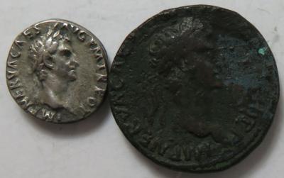 Nerva 96-98 (2 Stk., davon 1 AR) - Monete e medaglie