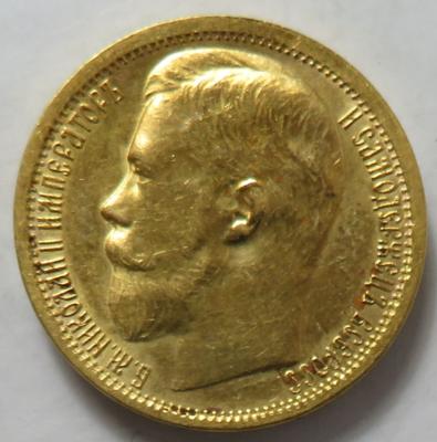 Nikolaus II. 1894-1917 GOLD - Monete e medaglie