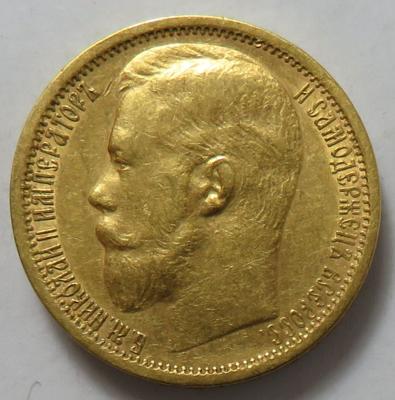 Nikolaus II. 1894-1917 GOLD - Coins and medals