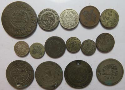 Osmanisches Reich (ca. 15 Stk. meist AR) - Coins and medals