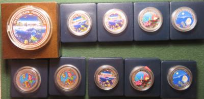 Palau Farbmünzen (5 AR + 5 K-N) - Coins and medals