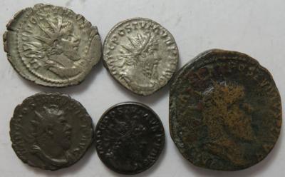 Postmus 259-268 (5 Stk., davon 4 BIL) - Münzen und Medaillen