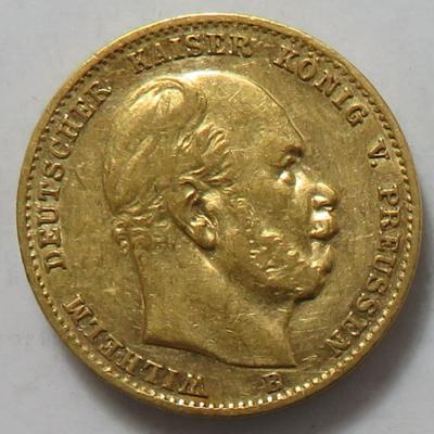 Preussen, Wilhelm I. 1861-1888 GOLD - Monete e medaglie