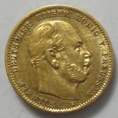 Preussen, Wilhelm I. 1861-1888 GOLD - Coins and medals