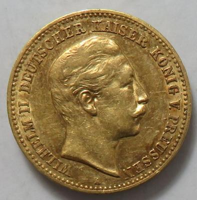 Preussen, Wilhelm II. 1888-1918 GOLD - Mince a medaile