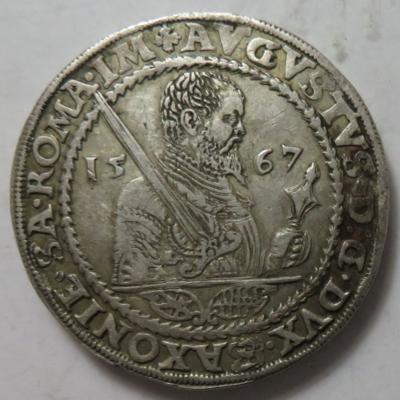 Sachsen A. L., August 1553-1586 - Münzen und Medaillen