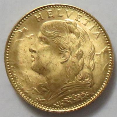 Schweiz GOLD - Coins and medals