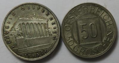 1./2. Republik (11 Stk., davon 6 AR) - Monete e medaglie