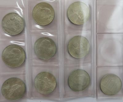 1. Republik Doppelschillinge (10 Stk. AR) - Coins and medals