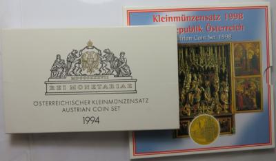 2. Republik- Kursmünzensätze (16 Stk.) - Coins and medals