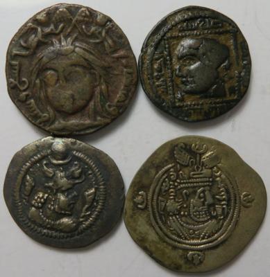 Antiker Orient (ca. 17 Stk., davon 6 AR) - Monete e medaglie