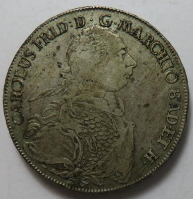 Baden-Durlach, Karl Friedrich 1746-1811 - Coins and medals