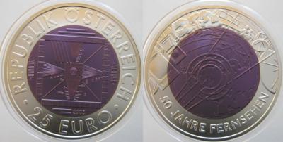 Bimetall Niobmünzen (2 Stk.) - Mince a medaile