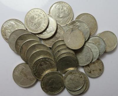 Deutsches Reich (ca. 32 Stk. AR) - Münzen und Medaillen