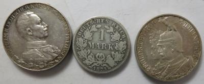 Deutschland (ca. 75 Stk., davon ca. 54 AR) - Monete e medaglie