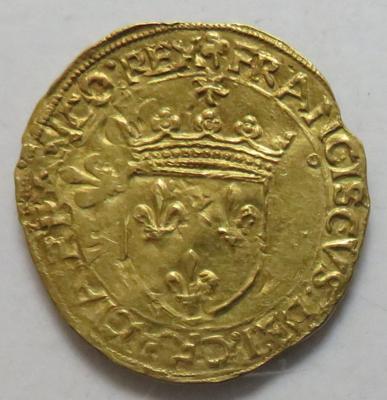 Frankreich, Franz I. 1515-1547 GOLD - Mince a medaile