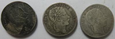 Franz Josef I. (3 Stk. AR) - Coins and medals