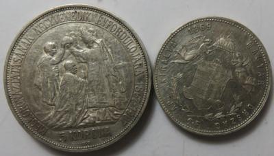 Franz Josef I. (ca. 16 Stk. AR) - Mince a medaile