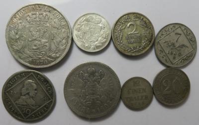 International (ca. 125 Stk., davon ca. 36 AR) - Münzen und Medaillen