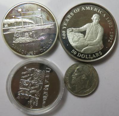 International (ca. 15 Stk. AR) - Coins and medals