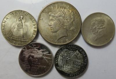 International (ca. 19 Stk., davon ca. 16 AR) - Münzen und Medaillen