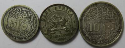 International (ca. 39 Stk. AR/BIL + 1 Banknote) - Münzen und Medaillen