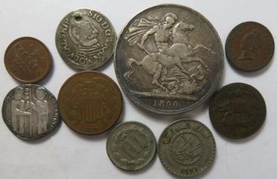 International (ca. 65 Stk., davon ca. 19 AR) - Münzen und Medaillen