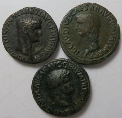 Julisch-claudische Dynastie 27 v. C. - 68 n. C. (11 Stk. AE) - Münzen und Medaillen