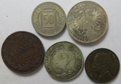 Österreich und International (ca. 71 Stk., davon ca. 22 AR) - Coins and medals