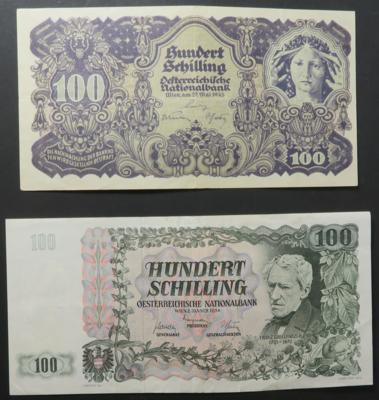 Papiergeld Österreich (8 Stk.) - Mince a medaile
